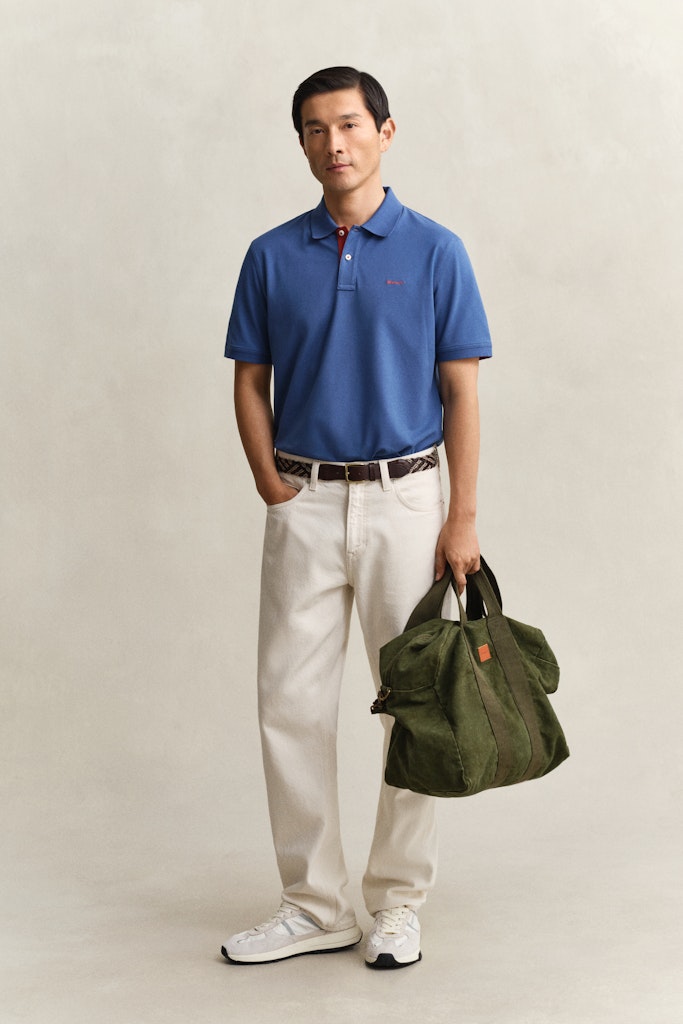 Kontrast Piqué Poloshirt