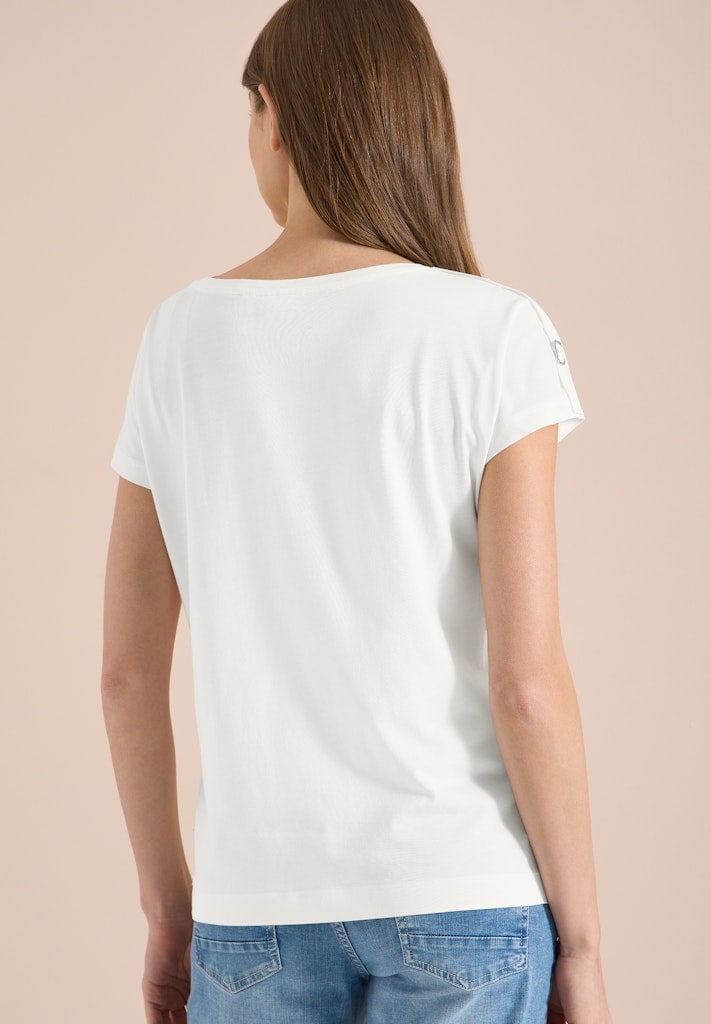 Kurzarm Shirt mit Schnallendetail