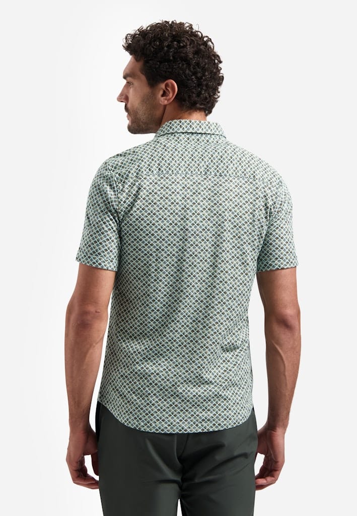 Shirt Short Sleeve Jersey Allover Printed