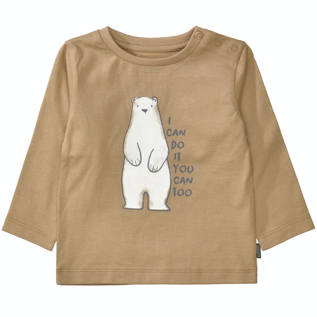 Langarmshirt mit Eisbär-Print