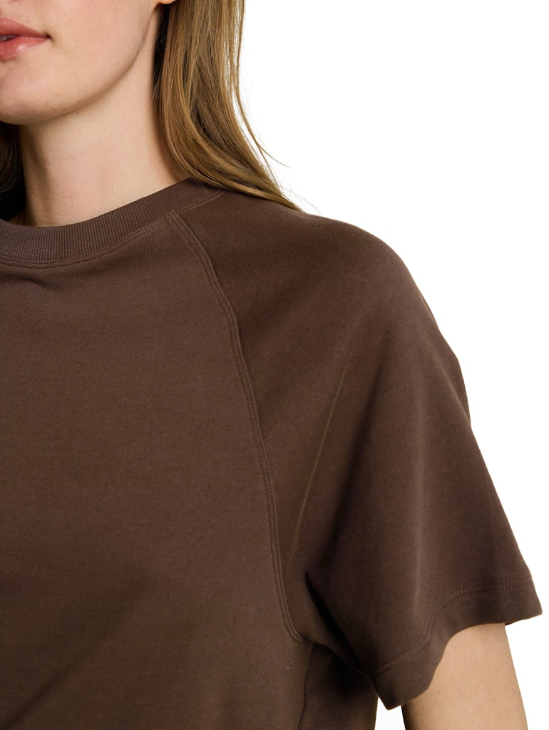 Loose Fit Sweatshirt mit Kurzarm