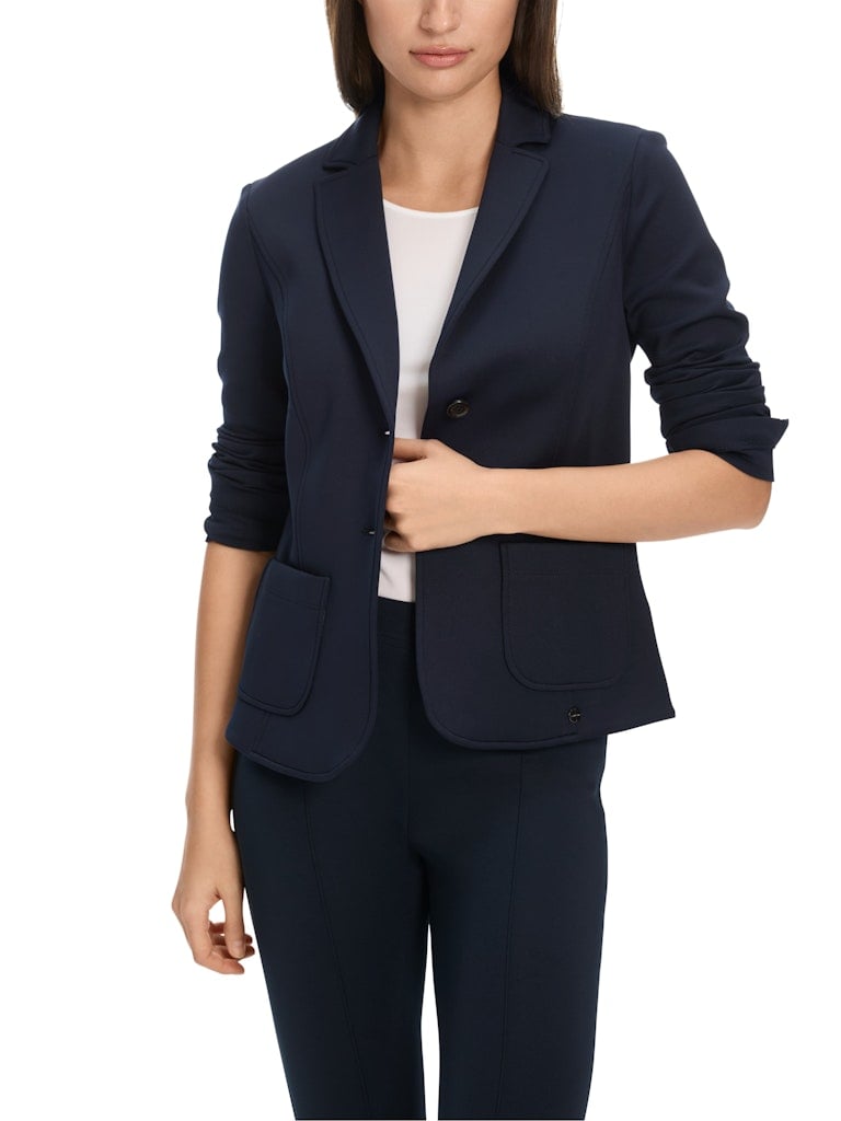 Blazer mit aufgesetzten Taschen