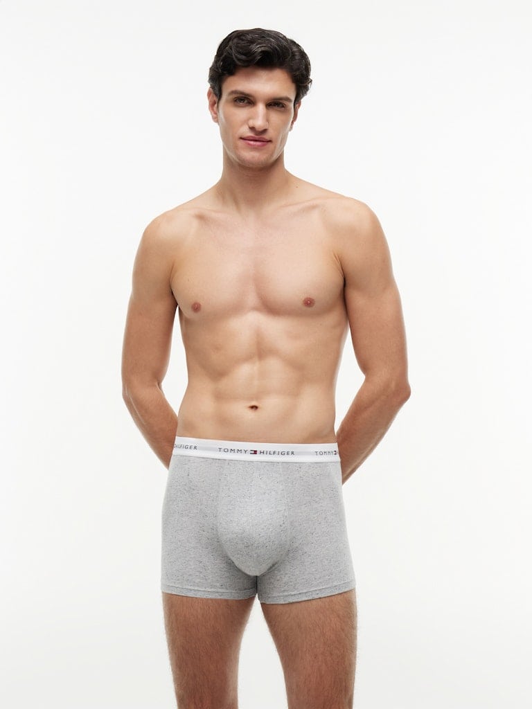 3-Pack Signature Repeat Logo Waistband Trunks