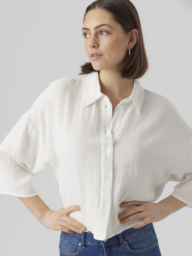 VMNATALI CROP SHIRT WVN NOOS