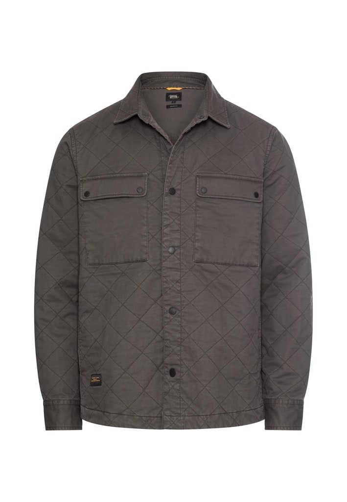 Overshirt mit Rautenmuster