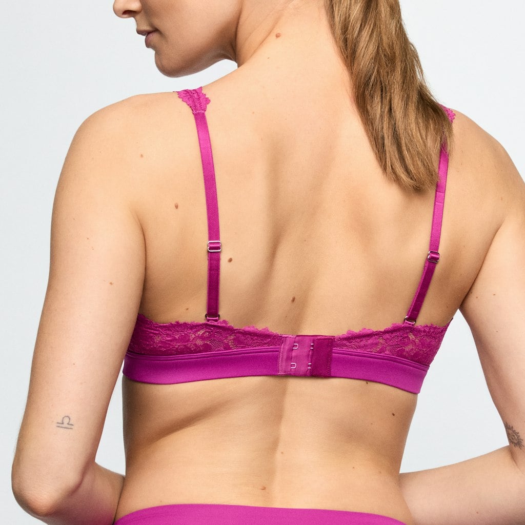 SOFT STUDIO wild rose unterlegtes Bralette