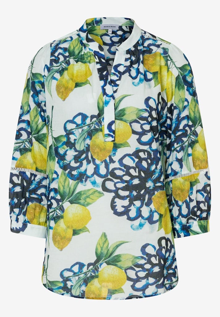 Printed CO-Voile Blouse