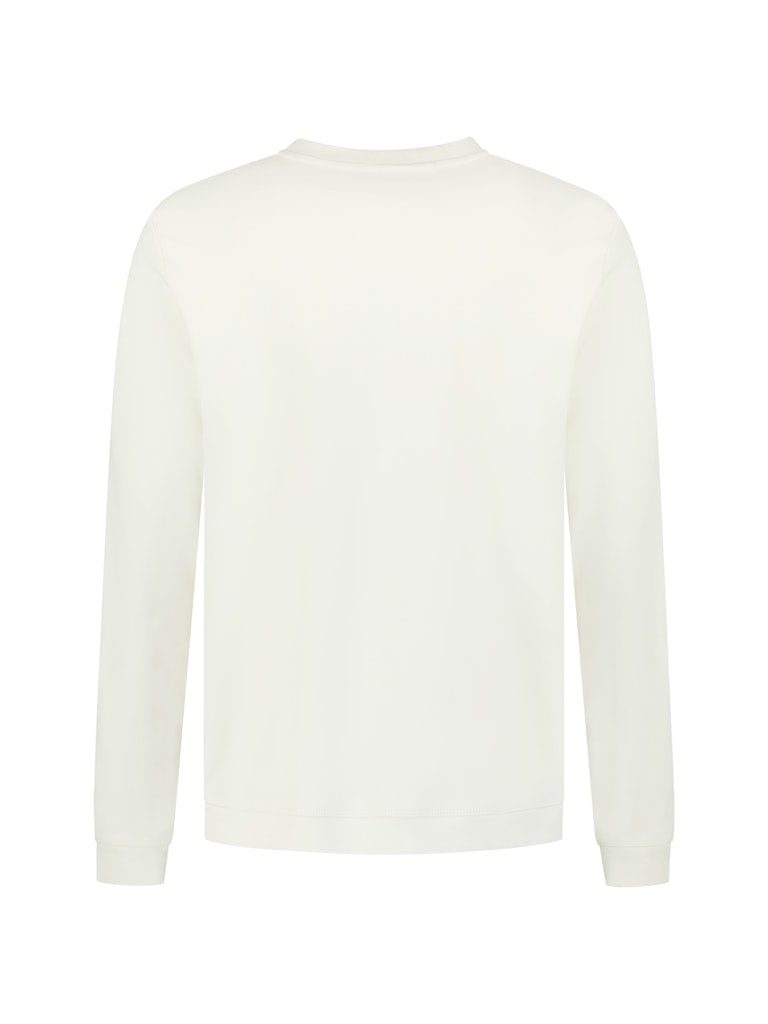 T-Shirt Long Sleeve Crewneck Solid Heavy Interlock