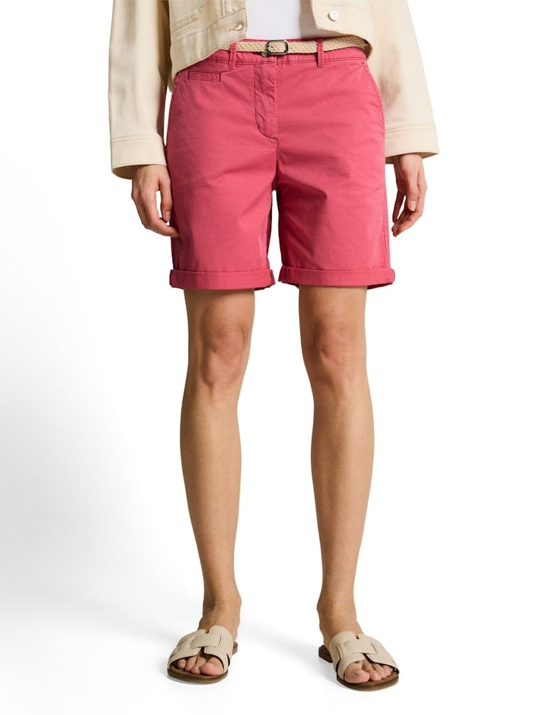Chino Bermuda Shorts mit Gürtel