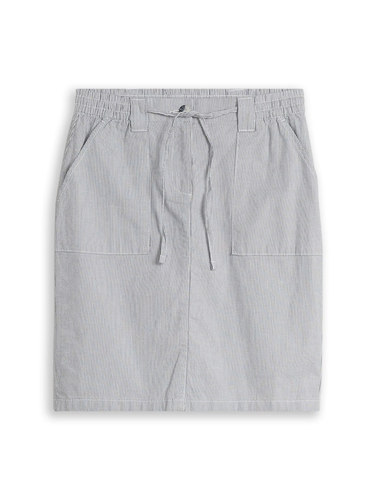 Chino-Rock mit Kordelzug