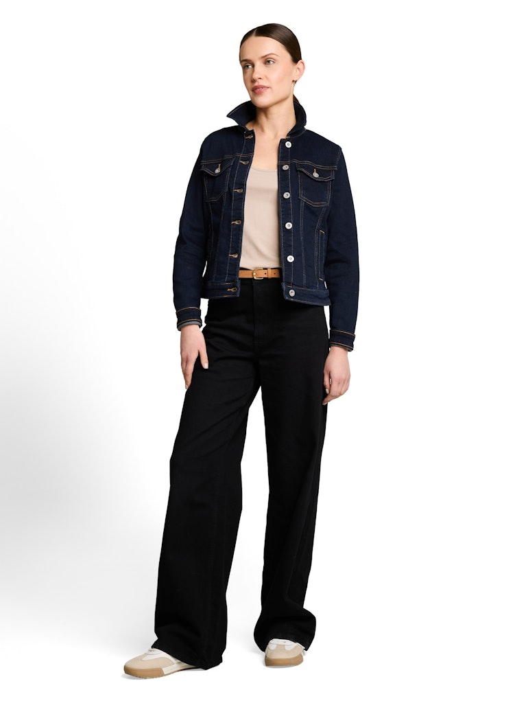 Jeansjacke mit Eingriffstaschen