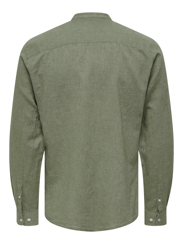 ONSCAIDEN LIFE LS LINEN BLEND MAO NOOS