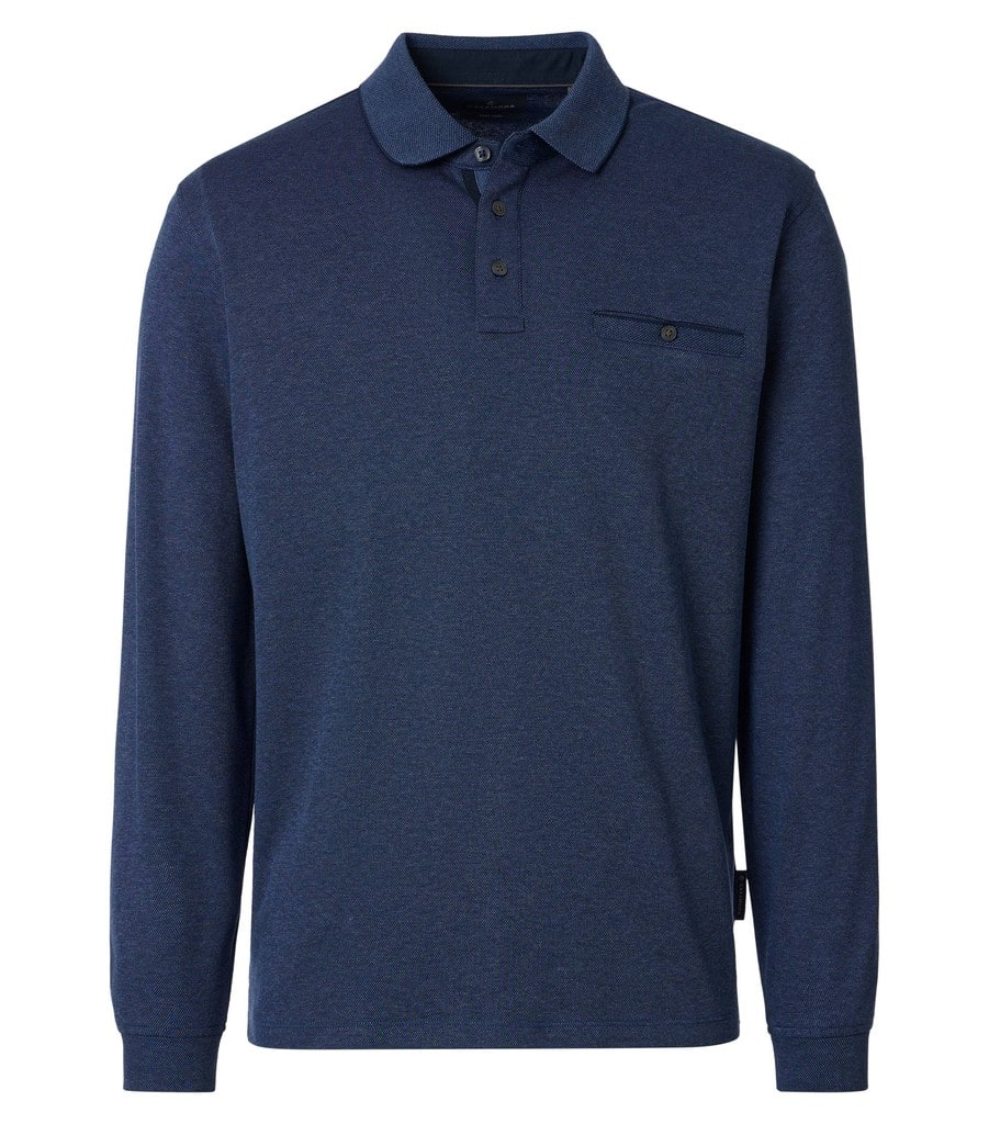 Polo-Shirt Langarm
