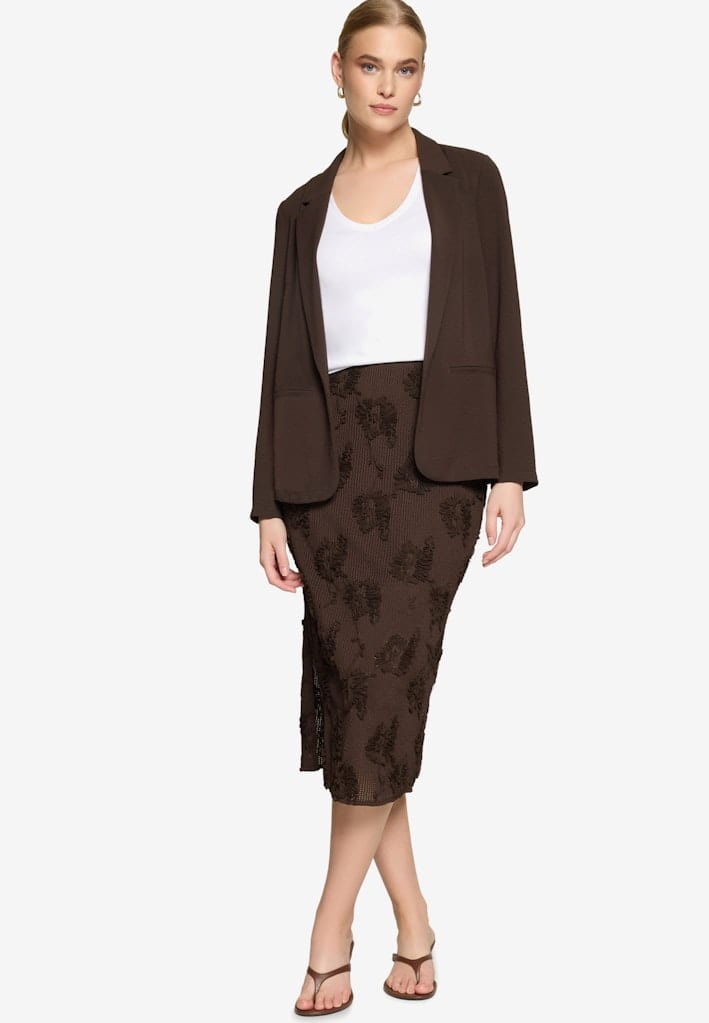 Longblazer mit Paspeltaschen
