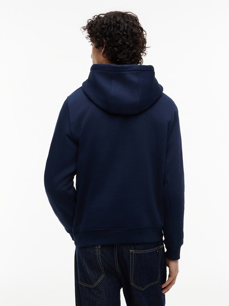 Tommy Flag Brushed Fleece Hoody