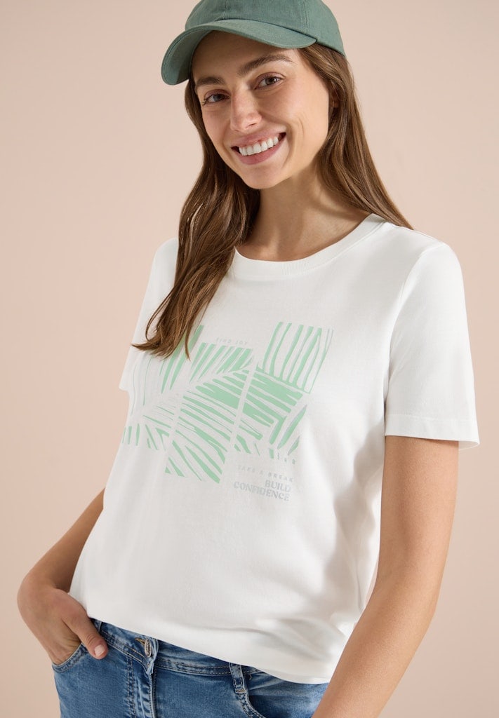 T-Shirt mit Rundhals und Artwork