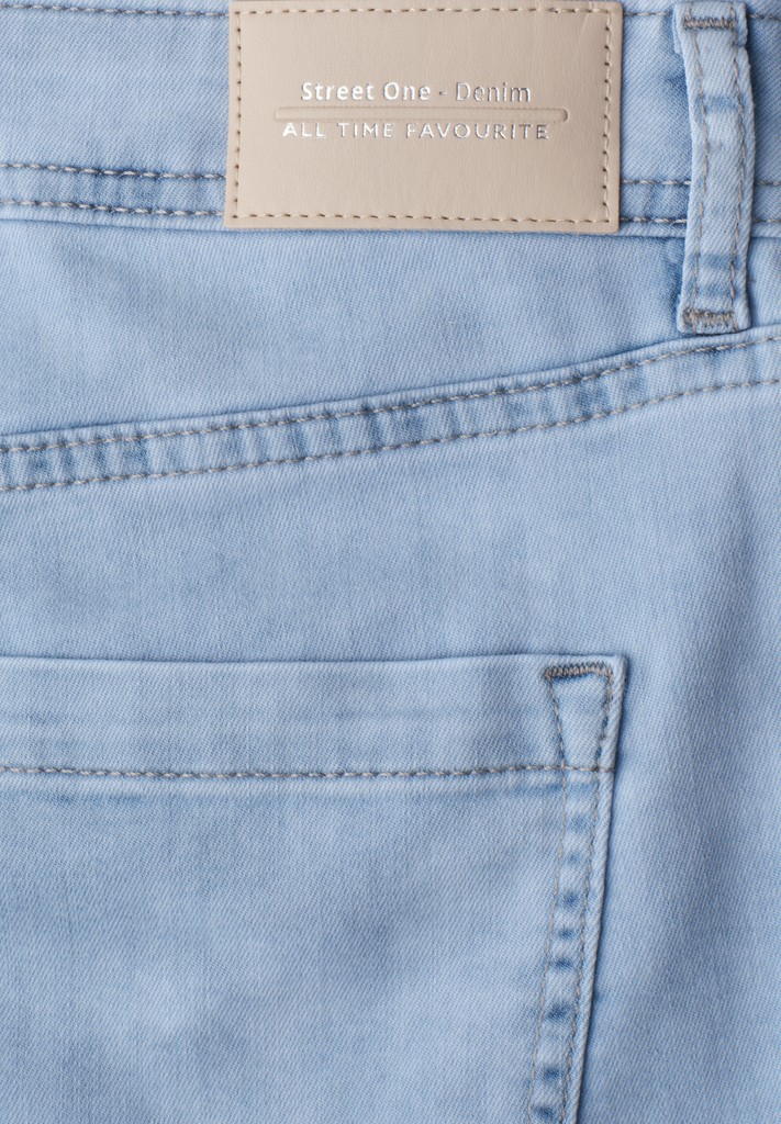 7/8 Mid Waist Wide Leg Jeans im Loose Fit