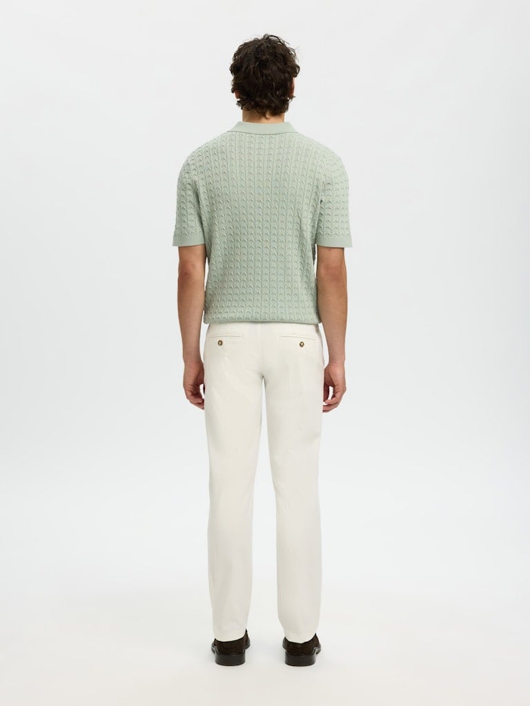 SLHMATTIS SS KNIT NEW CABLE POLO