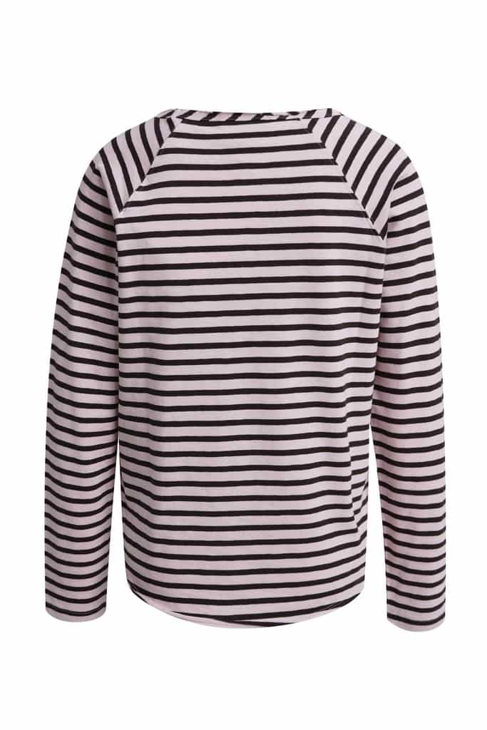 Regular Basic Sweatshirt Raglan Striped