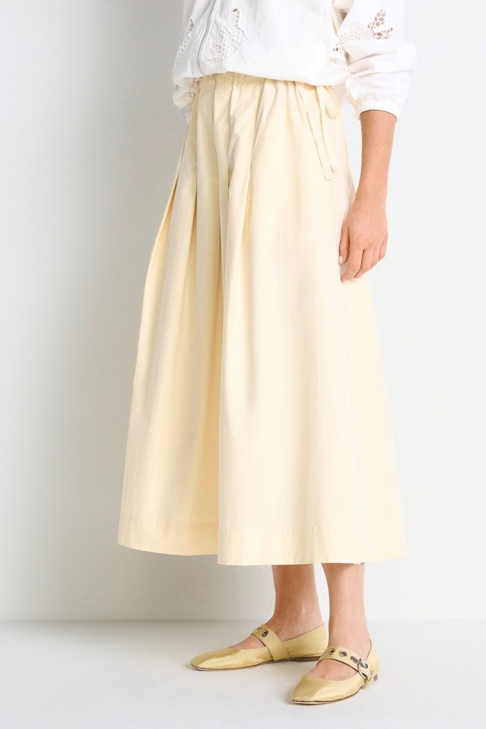 Midi cotton skirt