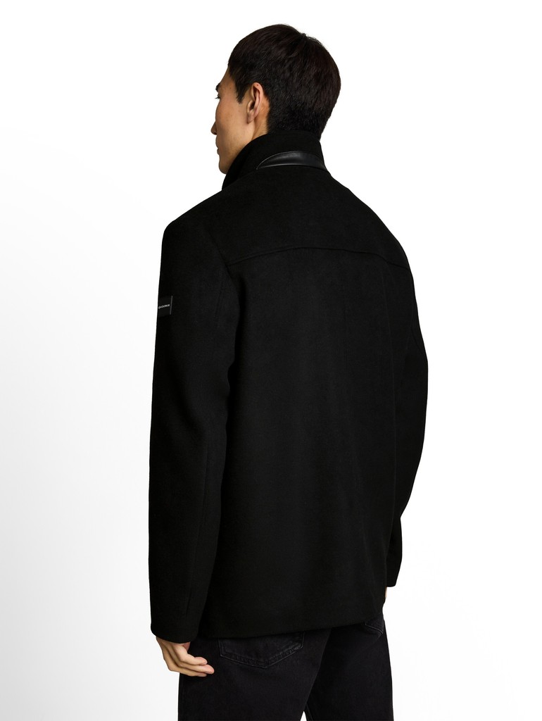 2-in-1 Wolljacke mit abnehmbarem Einsatz