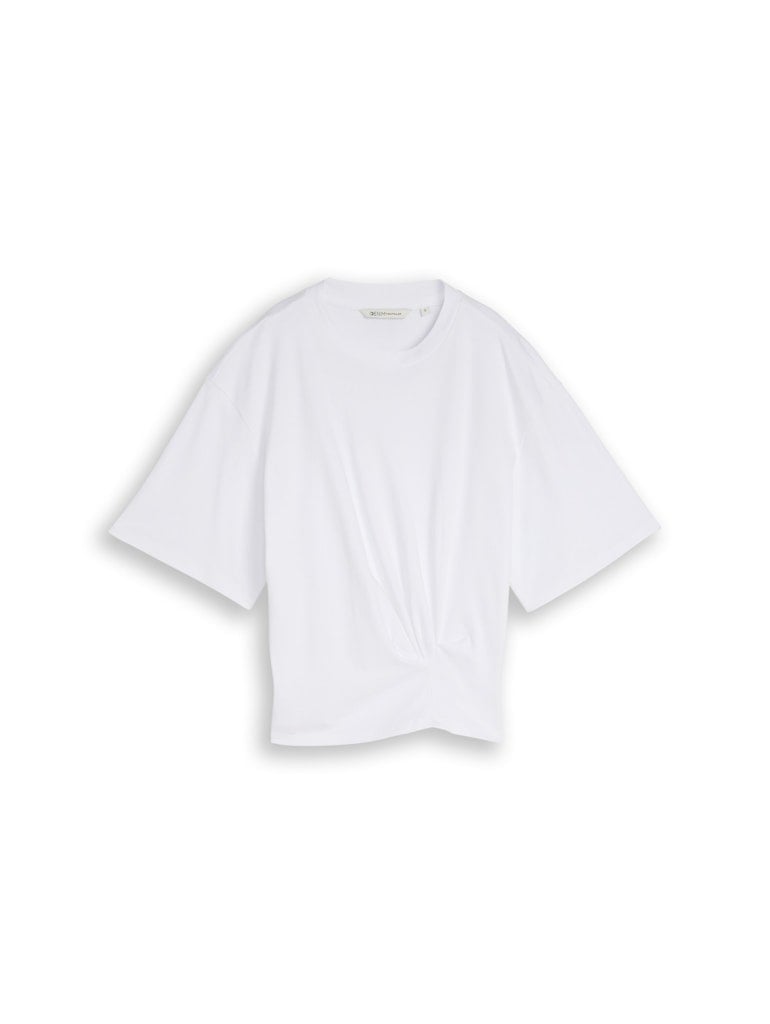 T-Shirt mit Knotendetail