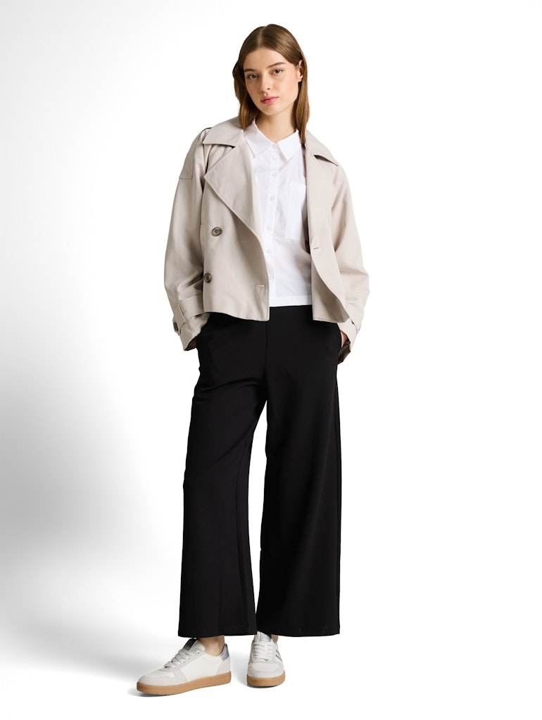 High Waist Culotte Hose