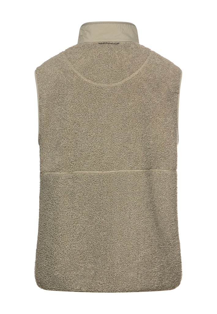 Teddyweste mit Stehkragen