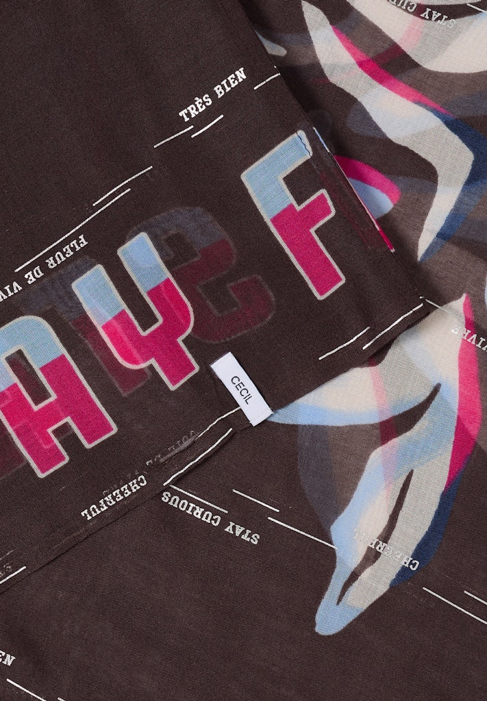 Loop-Schal mit Mustermix