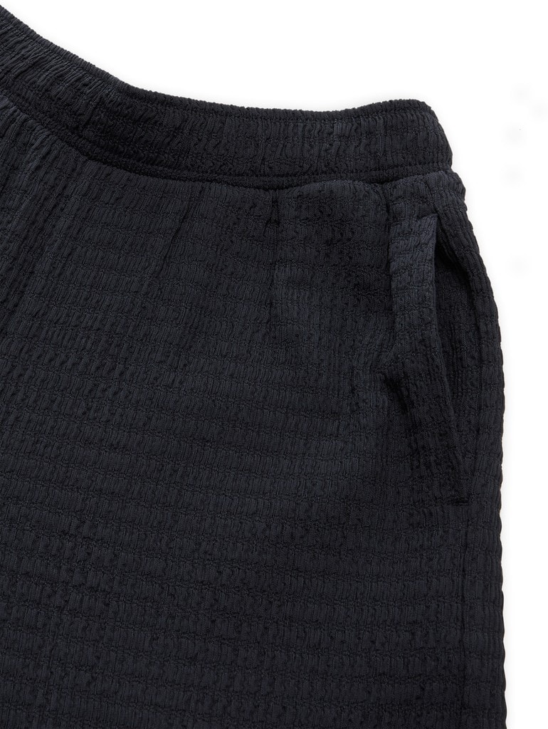 Wide Leg Hose mit Struktur
