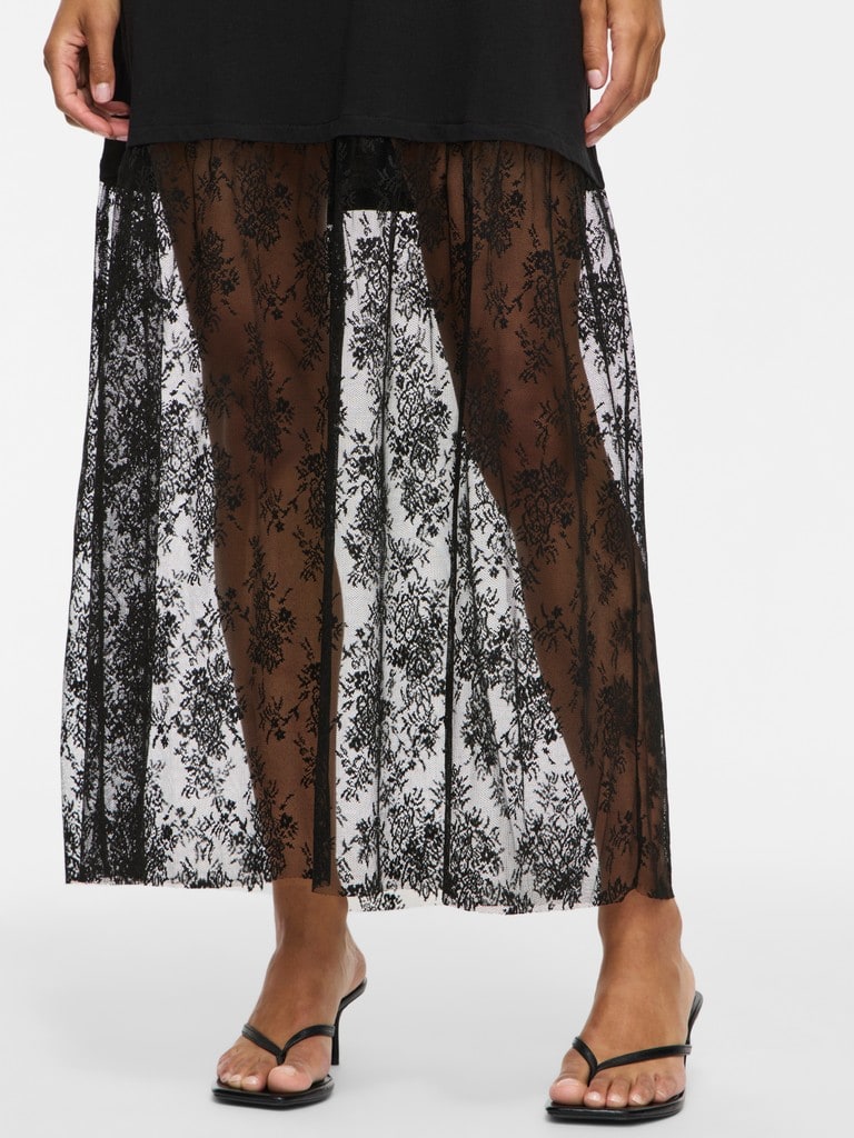 VIKATA S/S OVERSIZE LACE DRESS /LN