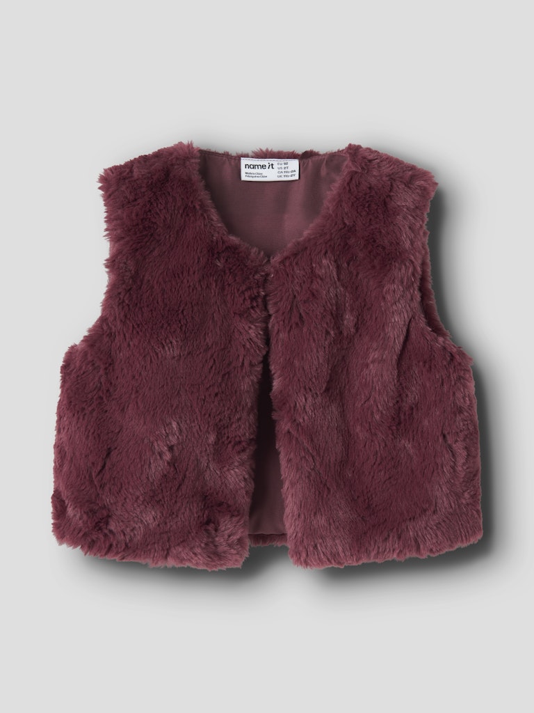 NMFNANIS FAKE FUR VEST