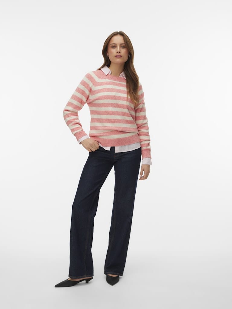 VMDOFFY LS O-NECK BLOUSE GA NOOS