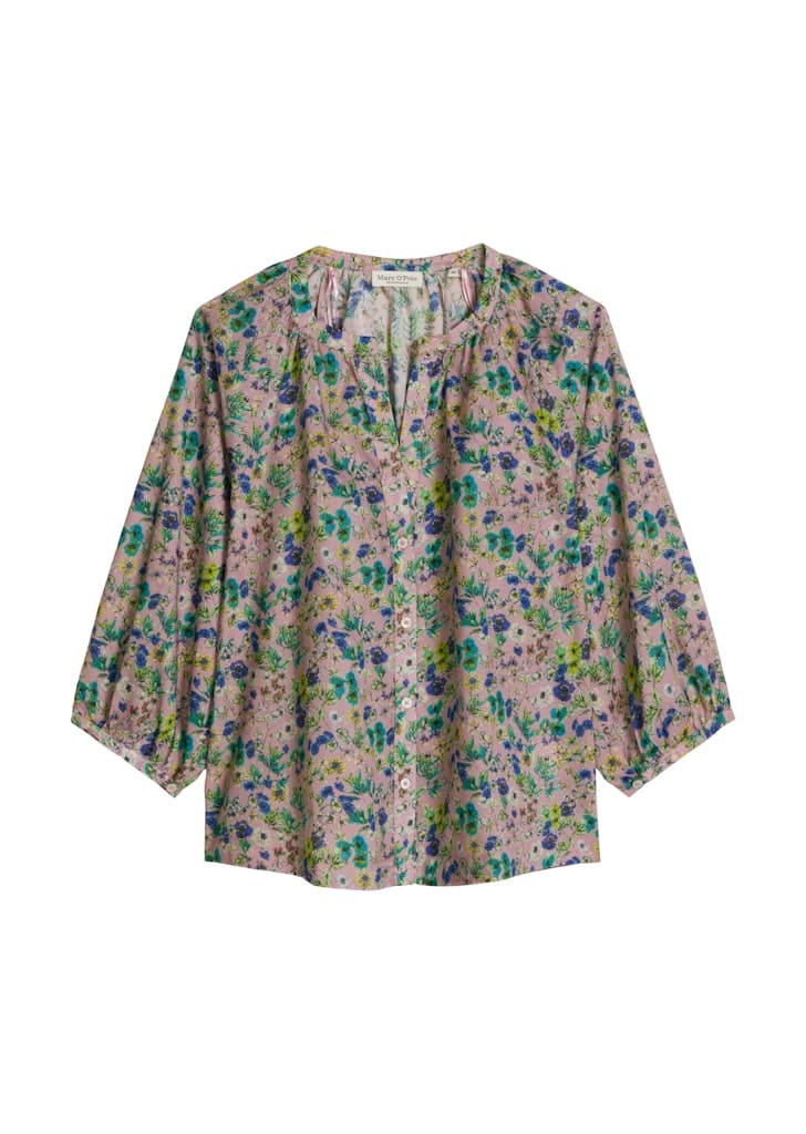Print-Bluse relaxed