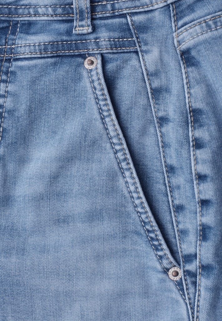 High Waist Barrel Leg Jeans im Loose Fit