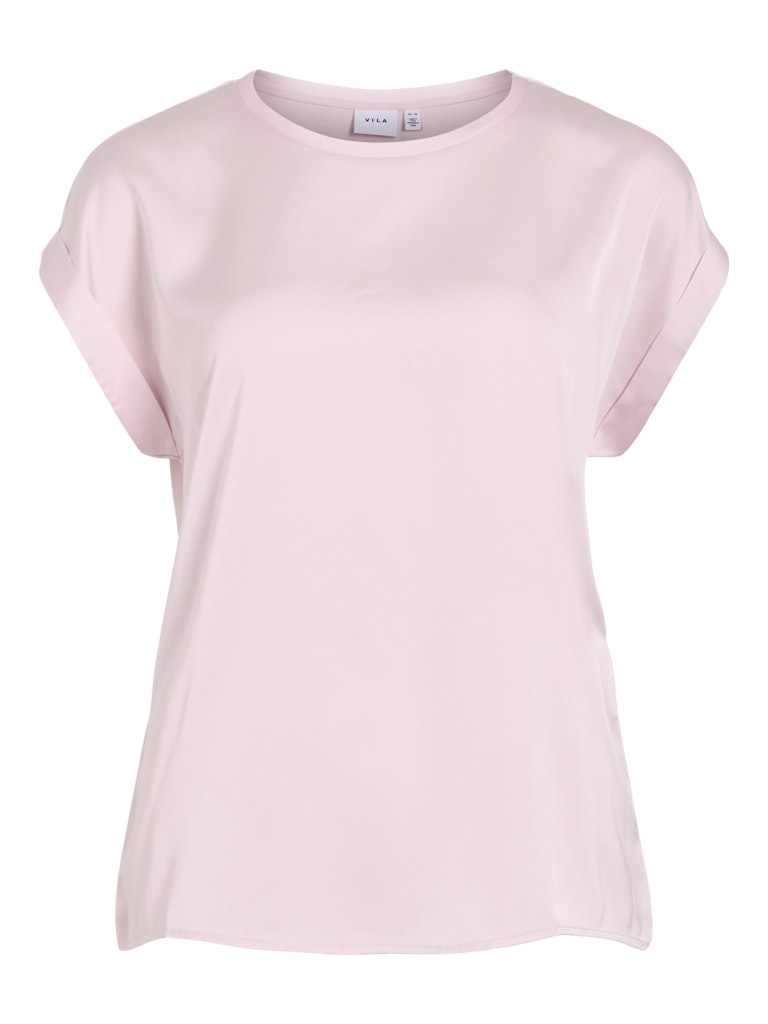 VIELLETTE S/S SATIN TOP - NOOS