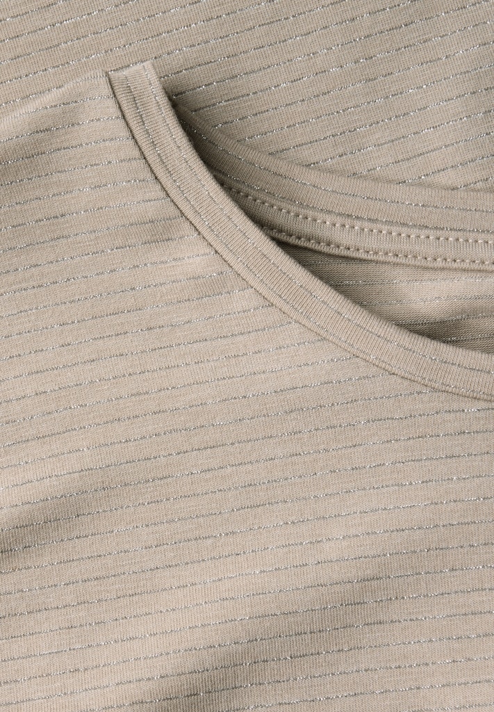 Shirt mit Glitzerstreifen