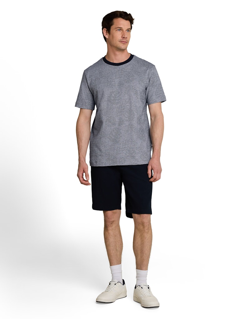 Jacquard T-Shirt mit Muster