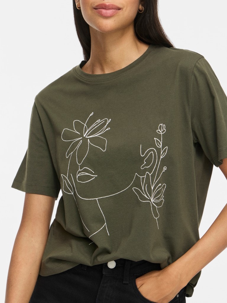 VISYBIL O-NECK S/S ARTISTIC TOP