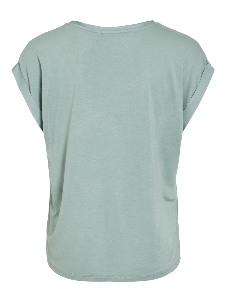 VIELLETTE S/S SATIN TOP - NOOS