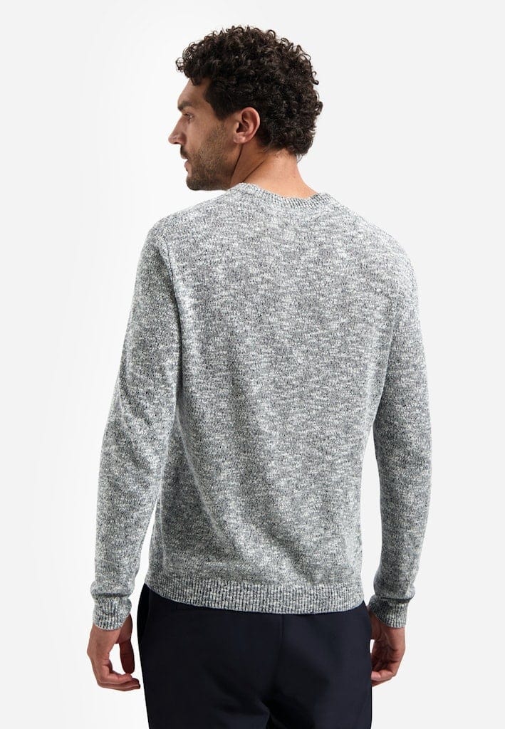 Pullover Crewneck Melange With Linen