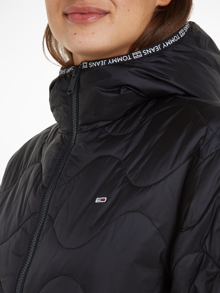 TJW QUILTED TAPE HOOD PUFFER EXT
