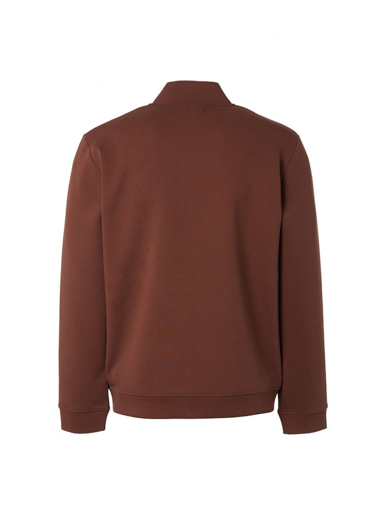Sweater Full Zipper 2 Coloured Melange