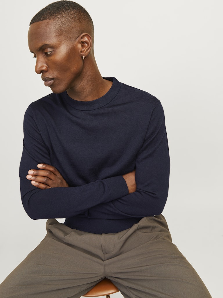 JPRMILANO STITCH KNIT CREW NECK SN