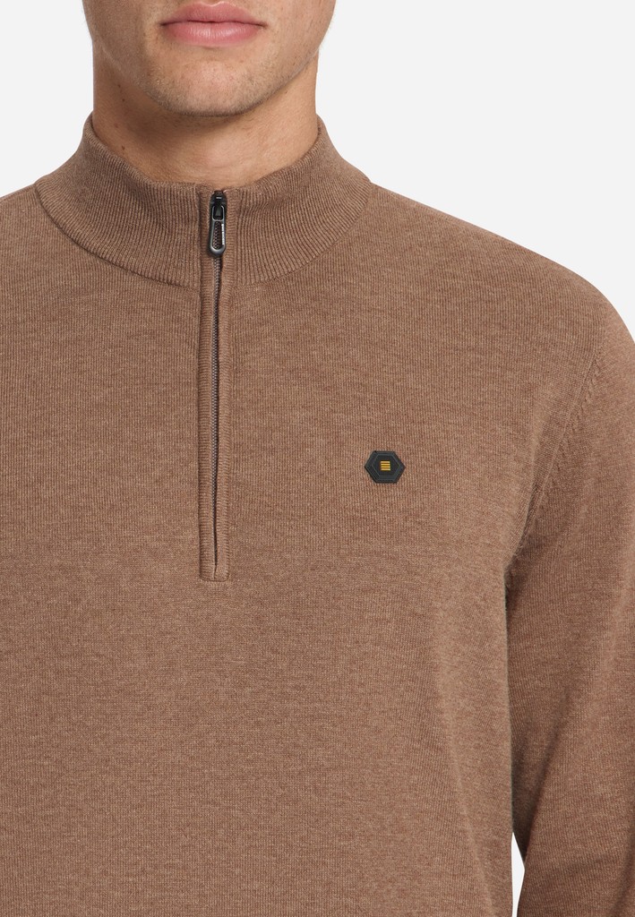 Pullover Half Zip Melange