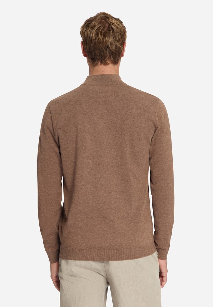 Pullover Half Zip Melange