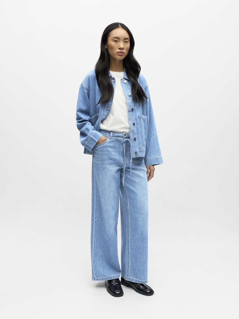 OBJROSIE MW WIDE JEANS NOOS