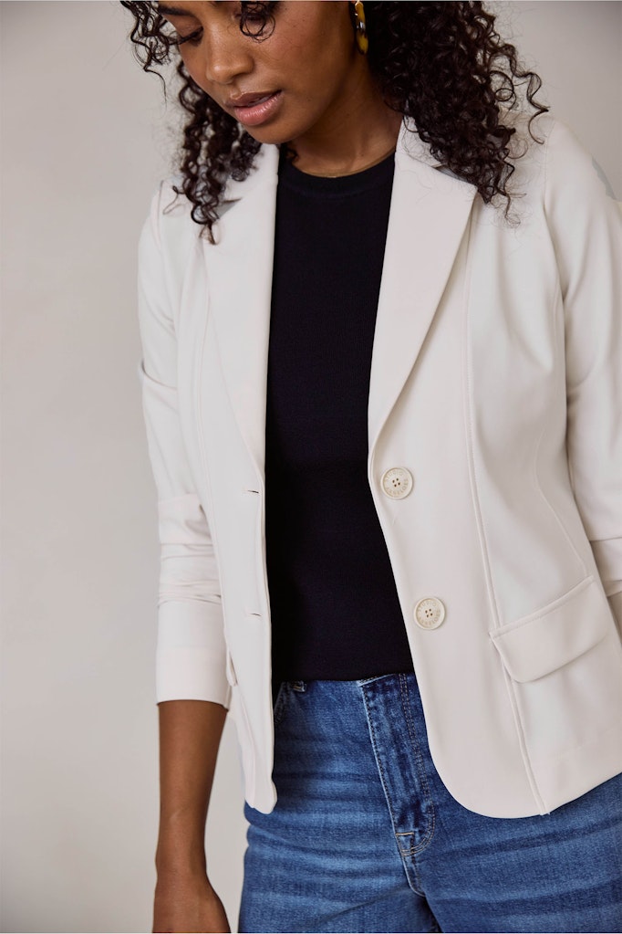 Bright bonded blazer