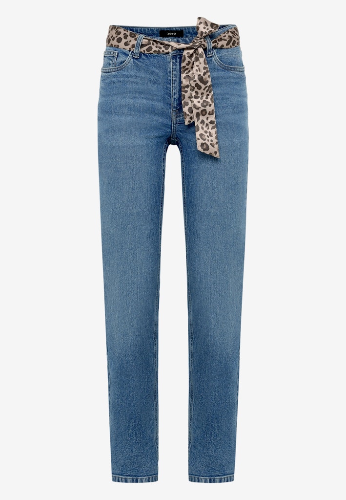 Jeans mit Leo-Gürtel Style Orlando 28 Inch