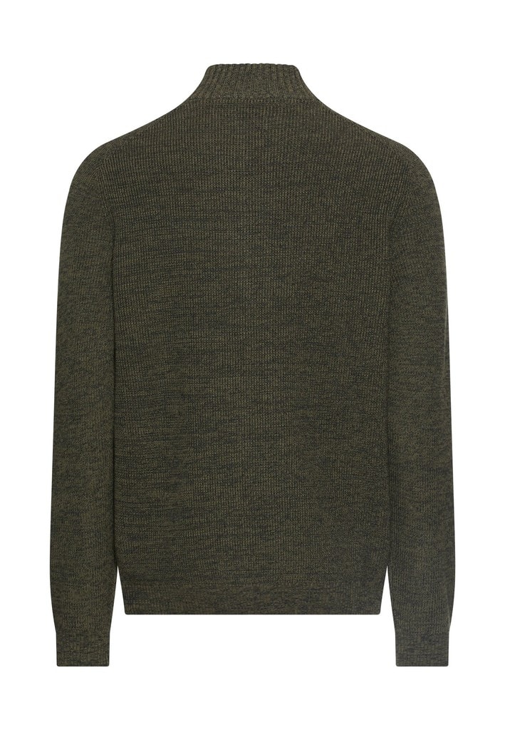 Kernige Strickjacke aus Baumwollgemisch